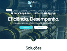 Tablet Screenshot of medlux.com.br